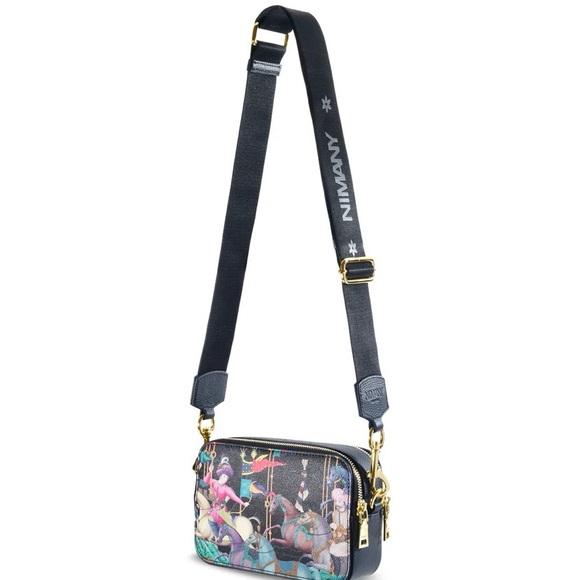 NIMANY Stylish Multicolor Designer Crossbody Bag - NIB - Picture 7 of 11